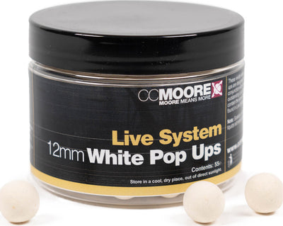 Live System - Pop-upy - 12mm - Bílá