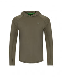 UPF mikina s kapucí - Dark Khaki