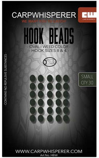 Korálky na háčky - Rákosově zelené - 30 ks