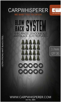 Kruhové kroužky na rigy - systém zpětného vrhu - 10 ks - zelená tráva
