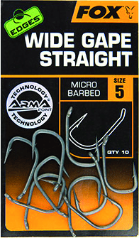 Háček na kapry Edges Armapoint Wide gape Straight