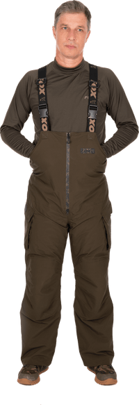 Khaki Sherpa-Tec kalhoty s laclem