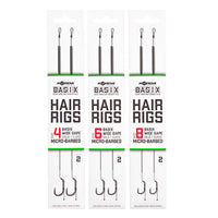 Basix Hair Rigs - široký oblouk - bez protihrotu