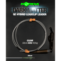 Dark Matter návazec - 50cm - QC Hybrid Clip - 40LB