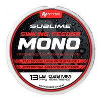 Sumblime potápivá feederová šňůra Mono