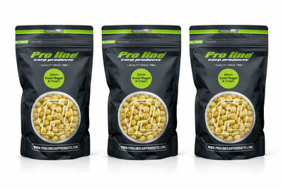 Proline 15kg Sweet Maggot & Cream Boilies - Bulk Deal - KarperCentrale