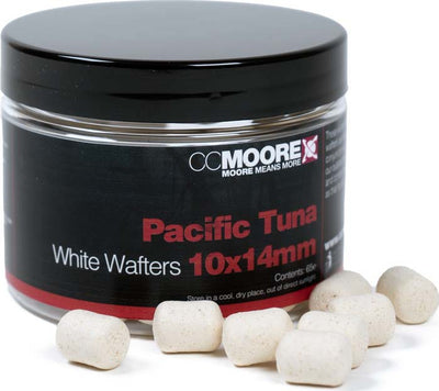 Pacific Tuna - Dumbell Wafters - Bílé - 10x14mm