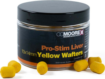 Pro-Stim Liver - Dumbell Wafters - Žluté - 10x14mm