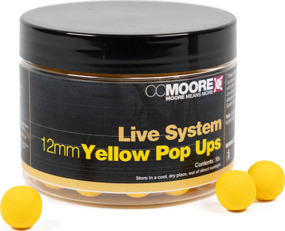 Live System - Pop-upy - 12mm - Žlutá