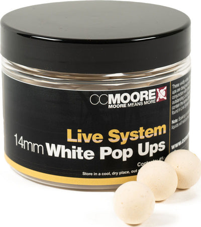 Live System - Pop-upy - 14mm - bílá