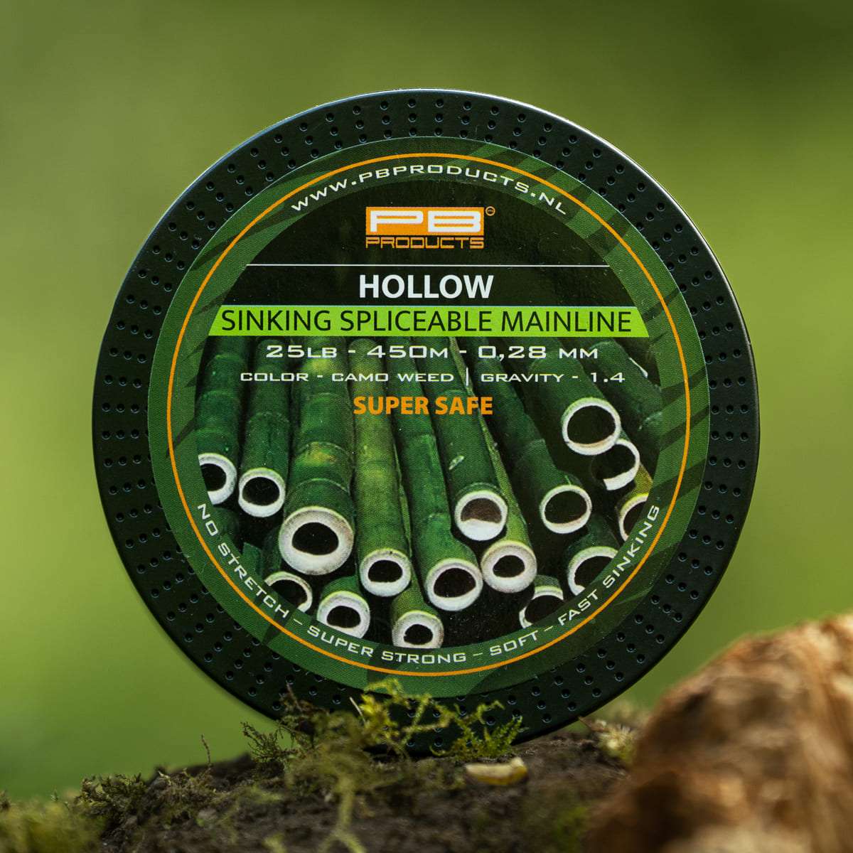 Hollow Braid - 25LB - 450M - Sammenflettet hovedline