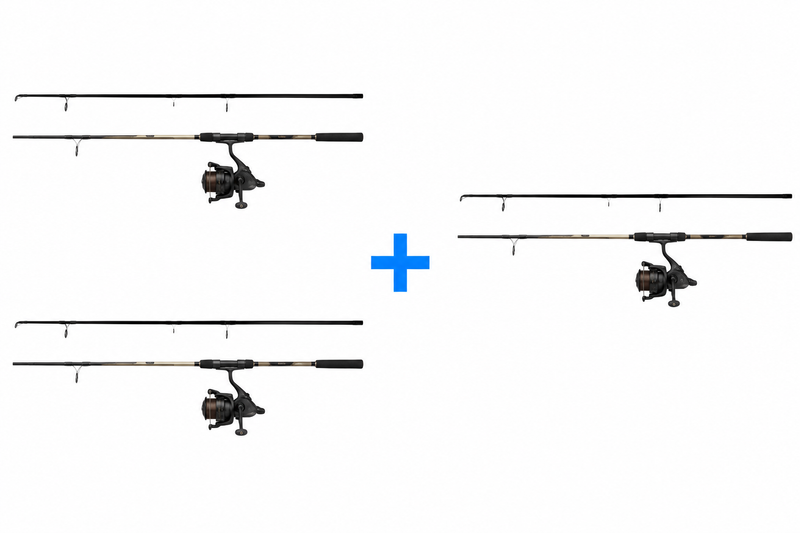 Catch Pro II Carp Combo - prut 10ft + naviják - 2+1 zdarma