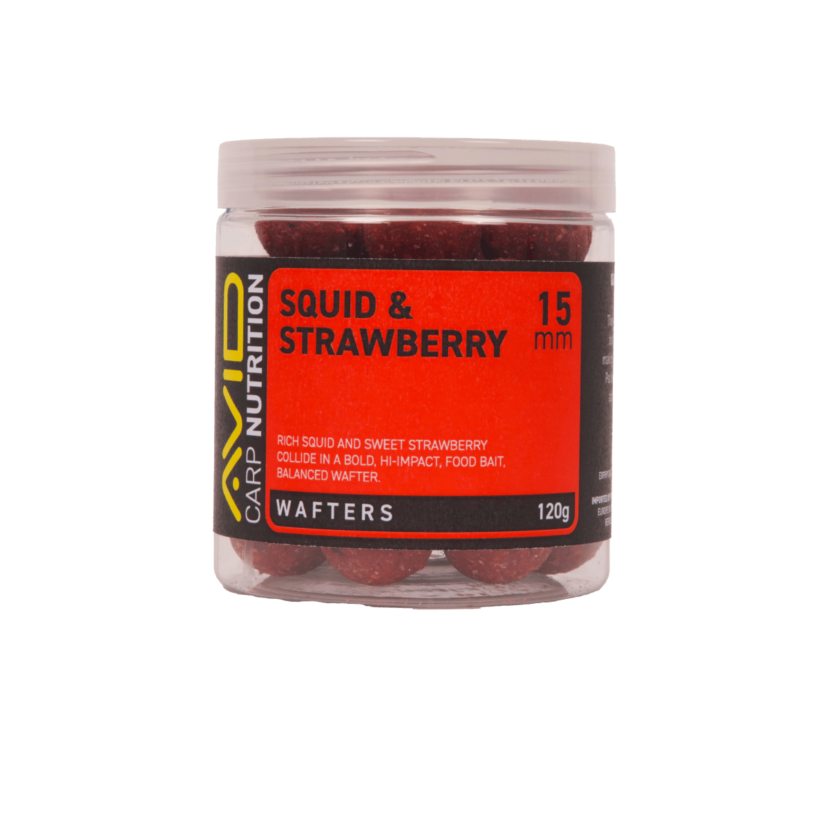 Avid Carp Squid & strawberry - Wafter - KarperCentrale
