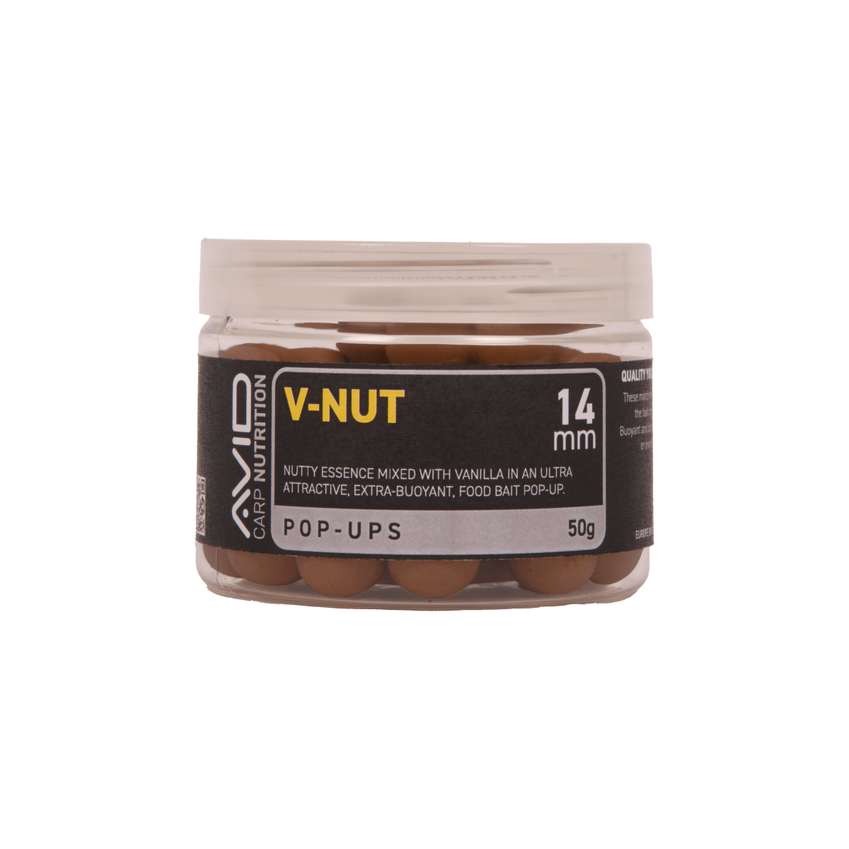 Avid Carp V - Nut Pop - up - 14mm - Natural - KarperCentrale