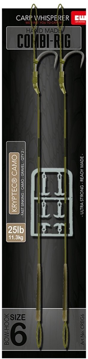 Combi-rig - Předpřipravený - Zelený s řasami