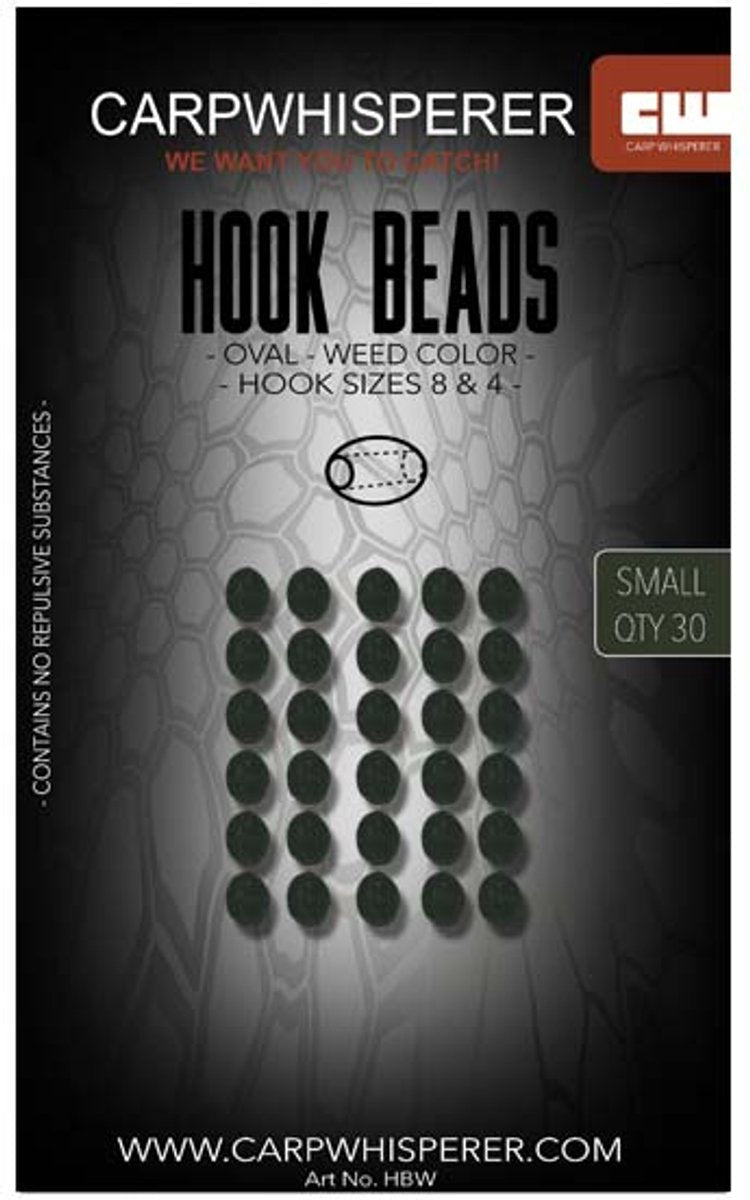 Carp Whisperer Hook Beads - Weedy Green - 30pcs - KarperCentrale