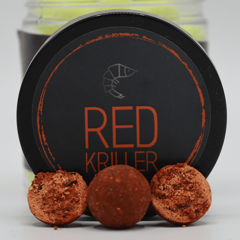 Red Kriller Boilies - 1KG - Červené
