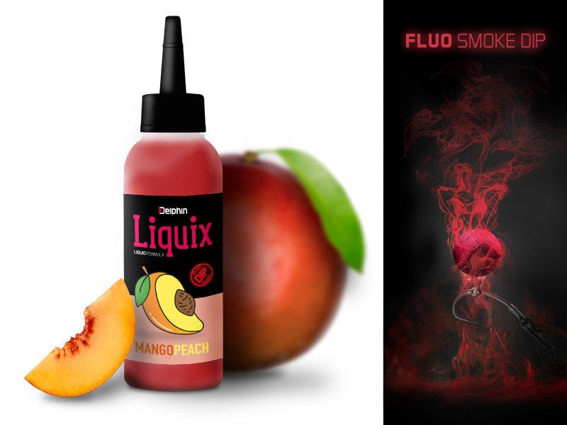 D Snax LiquiX - Mangue & Pêche - Fluo Dip - Compatible PVA - Fruité