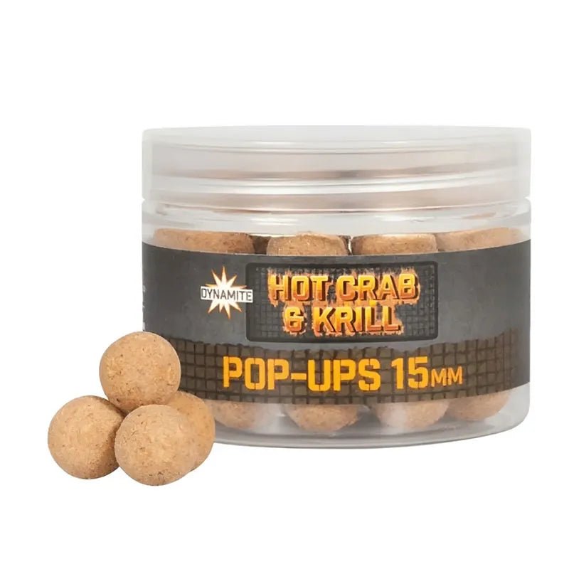 Hot Crab & Krill Pop-Ups - návnada - 15mm