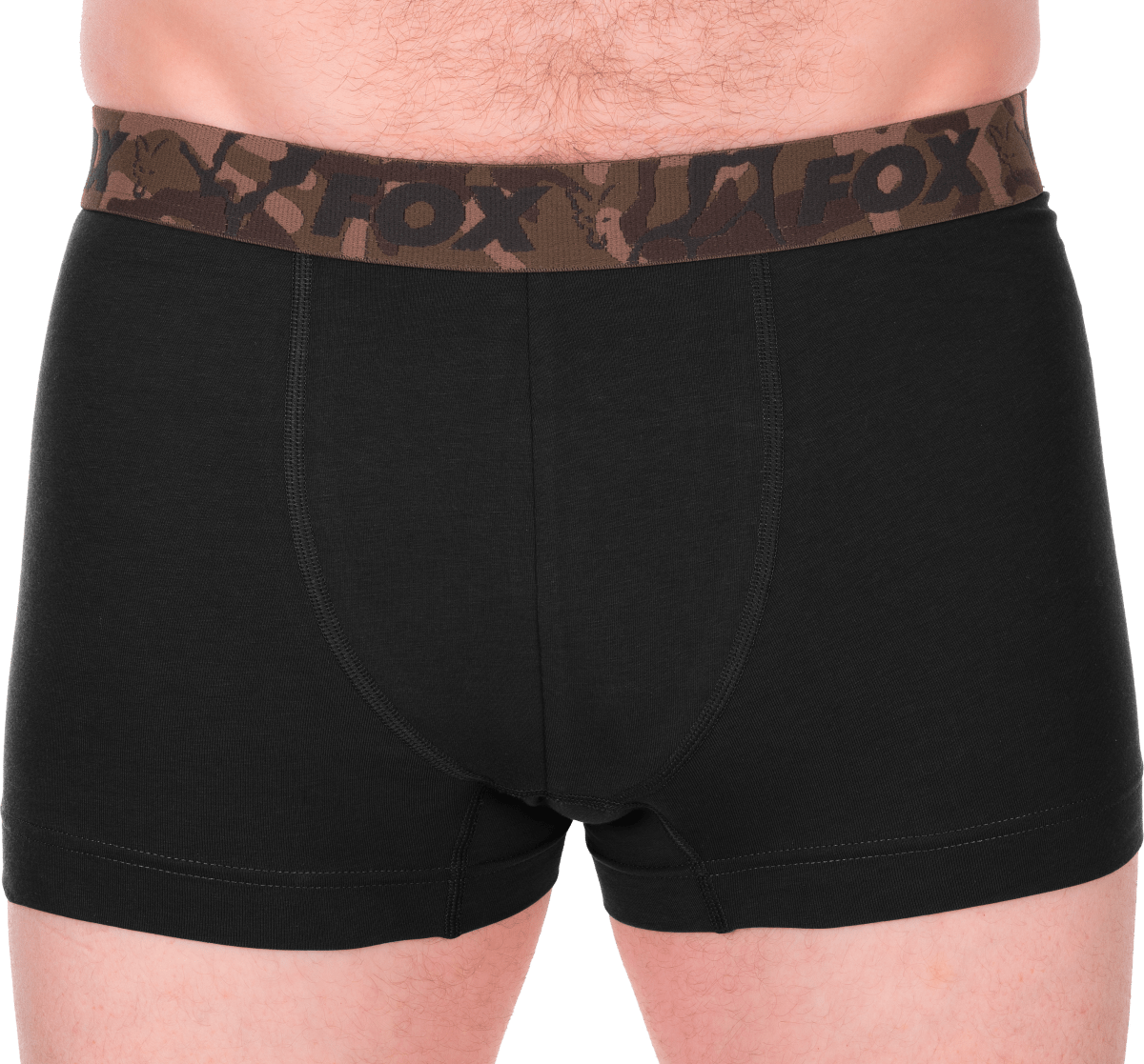 Boxer krátké kalhoty 2ks khaki / černá