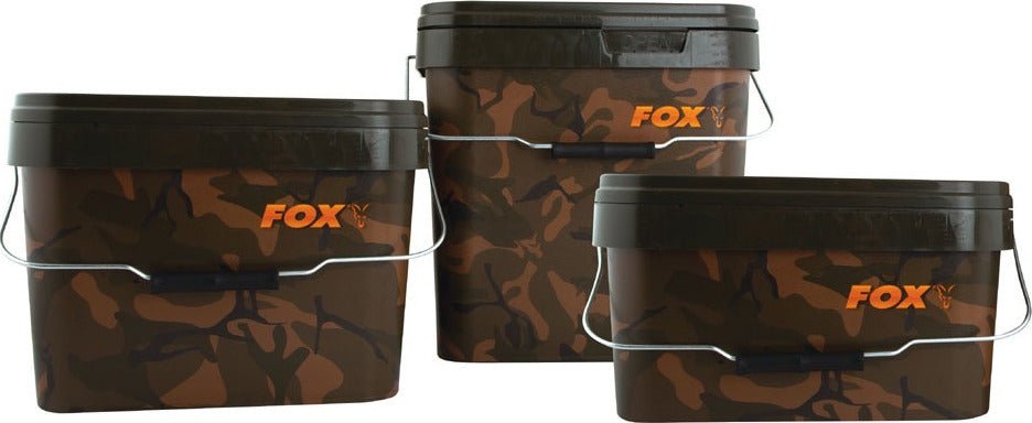 Fox Camo Vierkante emmer - dé KarperCentrale