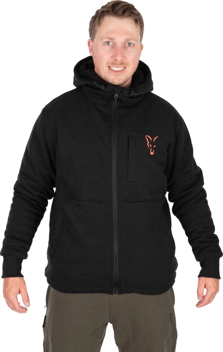 Collection Sherpa Hoody Black/Orange