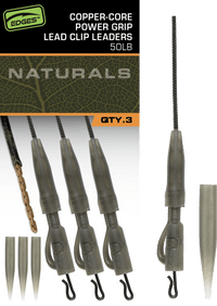 Edges Naturals Copper-Core Power Grip Lead Clip návazce