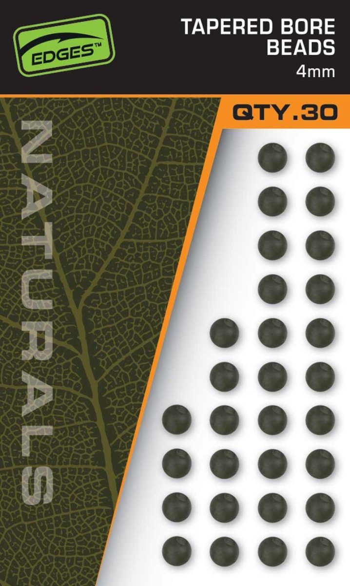 Edges Naturals kuželové korálky s otvorem