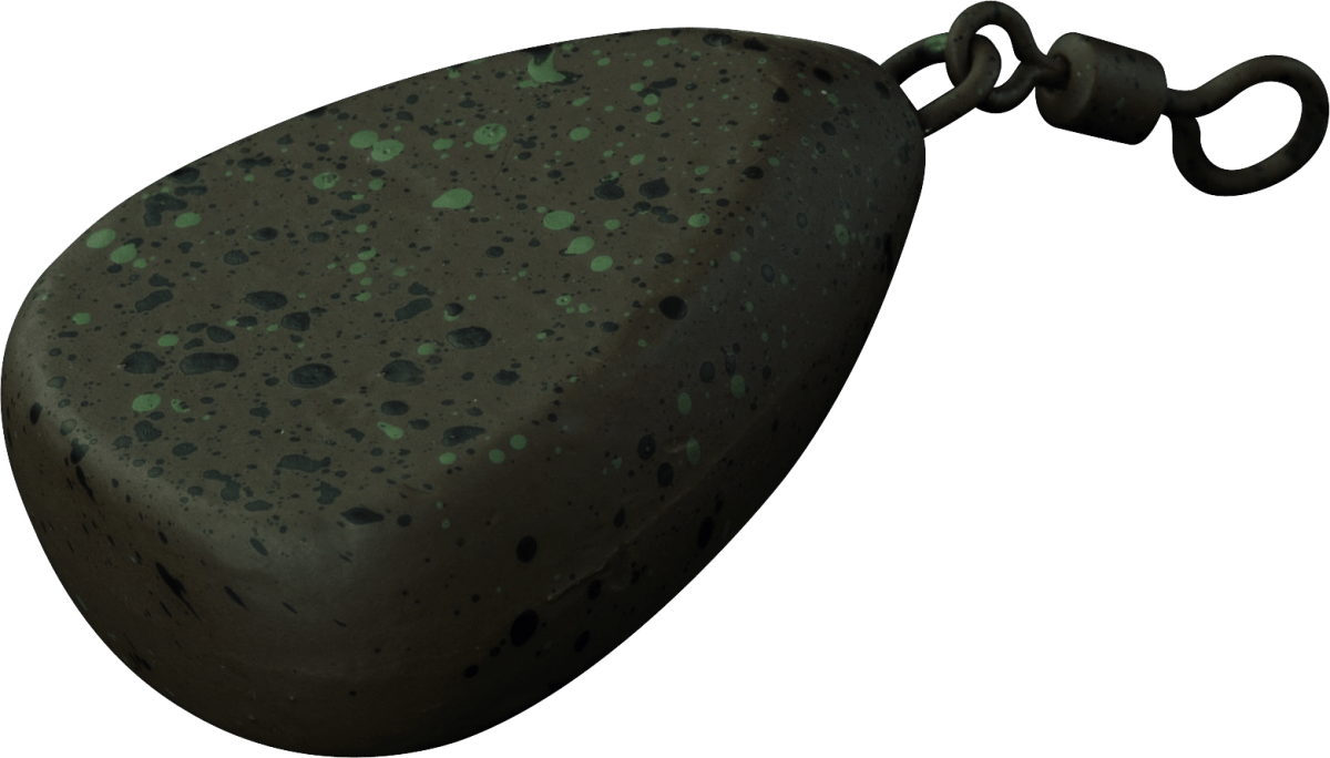 Plochá hruškovitá olůvka s obratlíkem