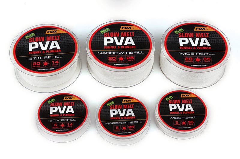 FOX PVA - Slow Melt - Refills - 20m - KarperCentrale
