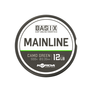 Korda Basix Main Line - 500M - Camo Groen - KarperCentrale