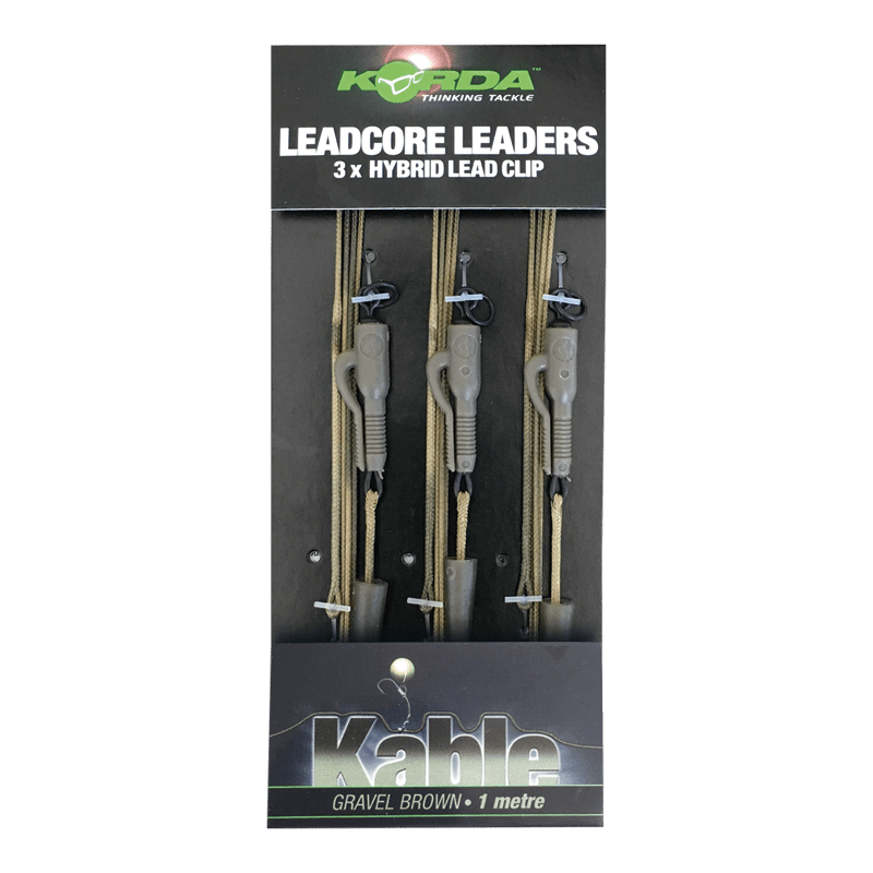 Leadcore Leader - 100cm - Lead Clip - 3 sztuki