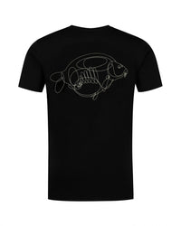Korda One Liner Tee - Zwart - KarperCentrale