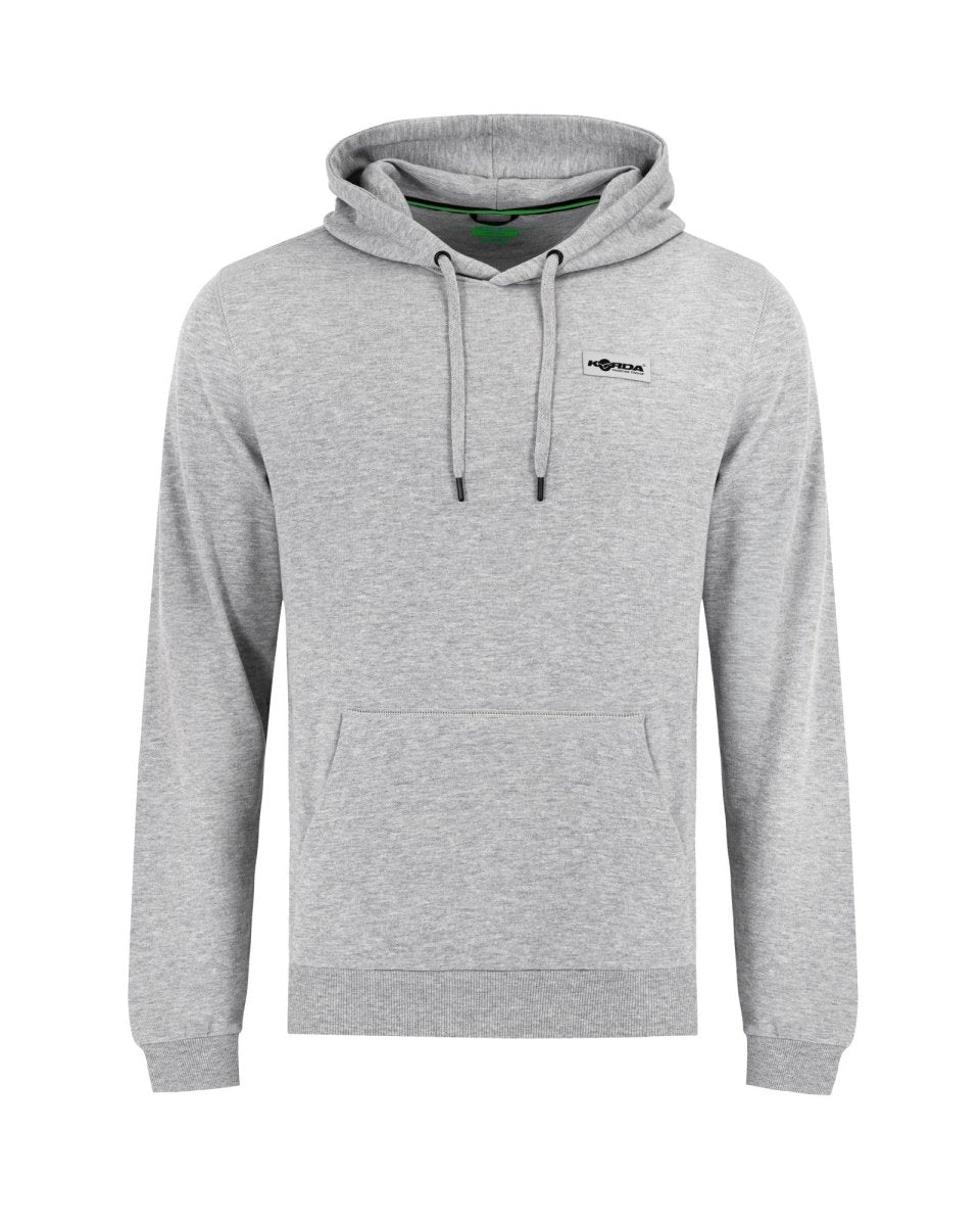 Korda Patch Hoodie - Heather Grey - KarperCentrale