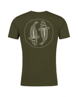 Dámské Mandala tričko - Dark Olive  
