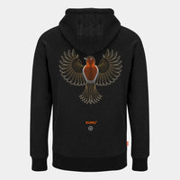 Malá červená mikina s kapucí - Robin Design