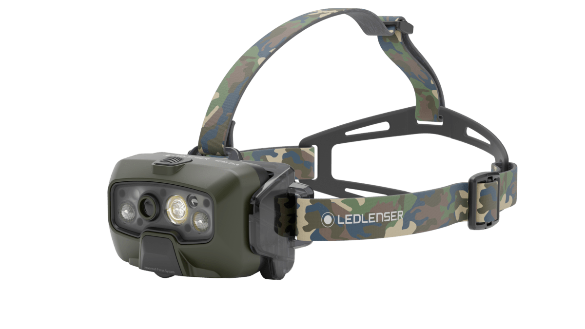 Ledlenser Hoofdlamp HF8R - Camo Edition - Core - RGB - KarperCentrale