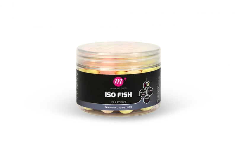 ISO Fish - Fluoro Dumbell Wafters - 12 x 15mm - Smíšené barvy