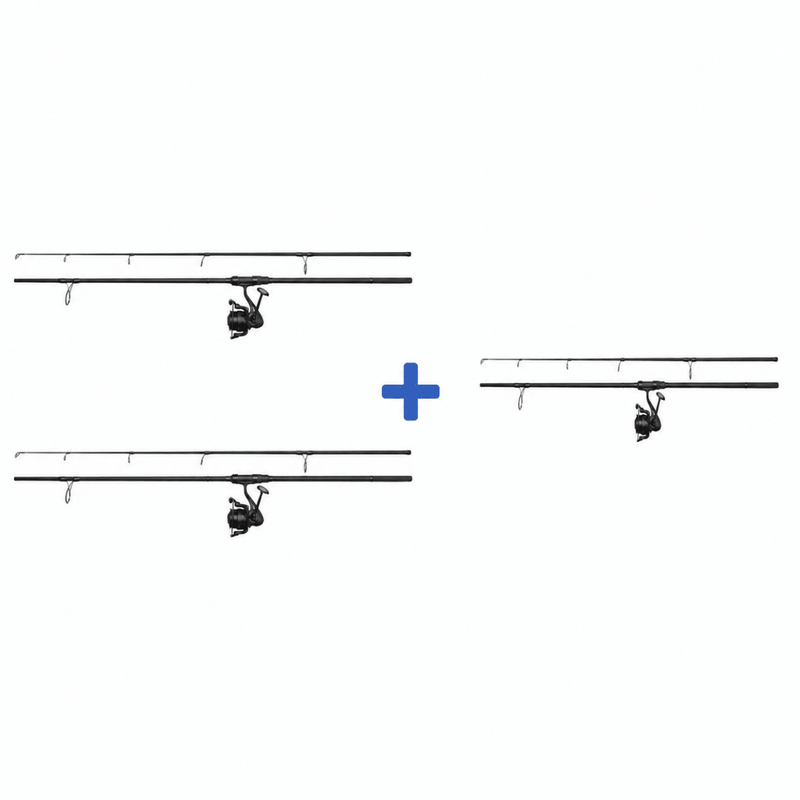 Prut Charger Carp 10ft 3.00lb + naviják - 2+1 zdarma