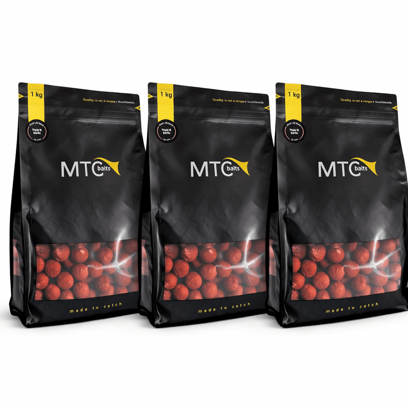 15kg Triple R Garlic Boilies - Velkoobchodní nabídka