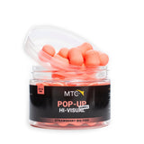 Jahodové Big Fish - Vysoce viditelné Pop Up boilies - Dumbell - 10x15mm