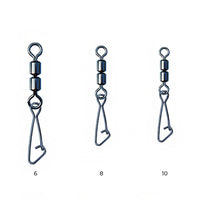 Connex dvojitý feederový obratlík s háčkovým karabinkou