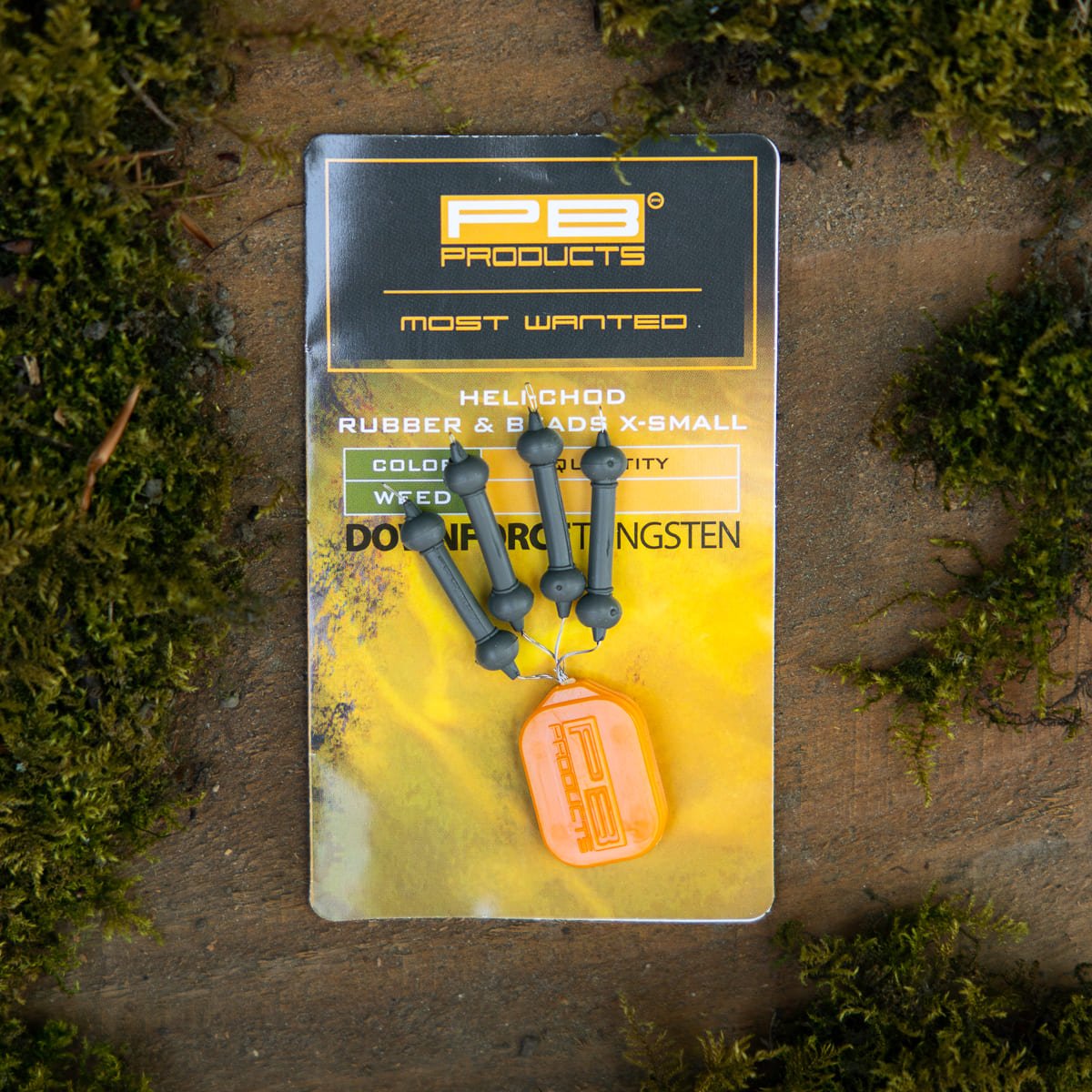 PB Products Downforce Tungsten - Heli - Chod - Rubber & Beads - XS - KarperCentrale