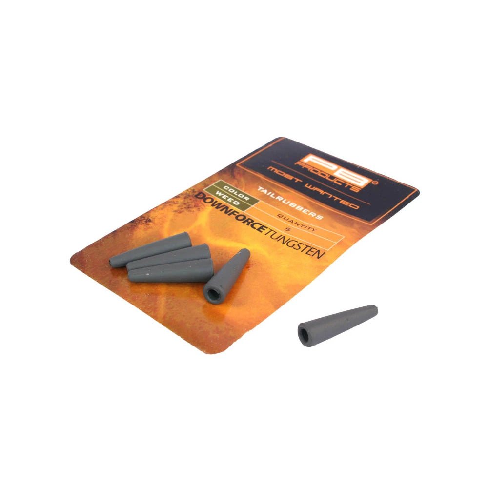 PB Products DT - Tailrubbers - Weed - 5pcs - KarperCentrale