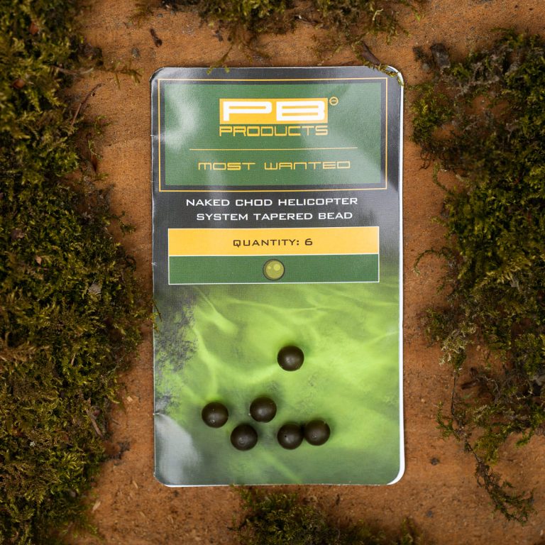 PB Products Naked Chod/Helicopter system tapered bead 6pcs Weed - KarperCentrale