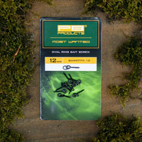 Oválný kroužek s nástrahovým šroubem 12 mm 10 ks