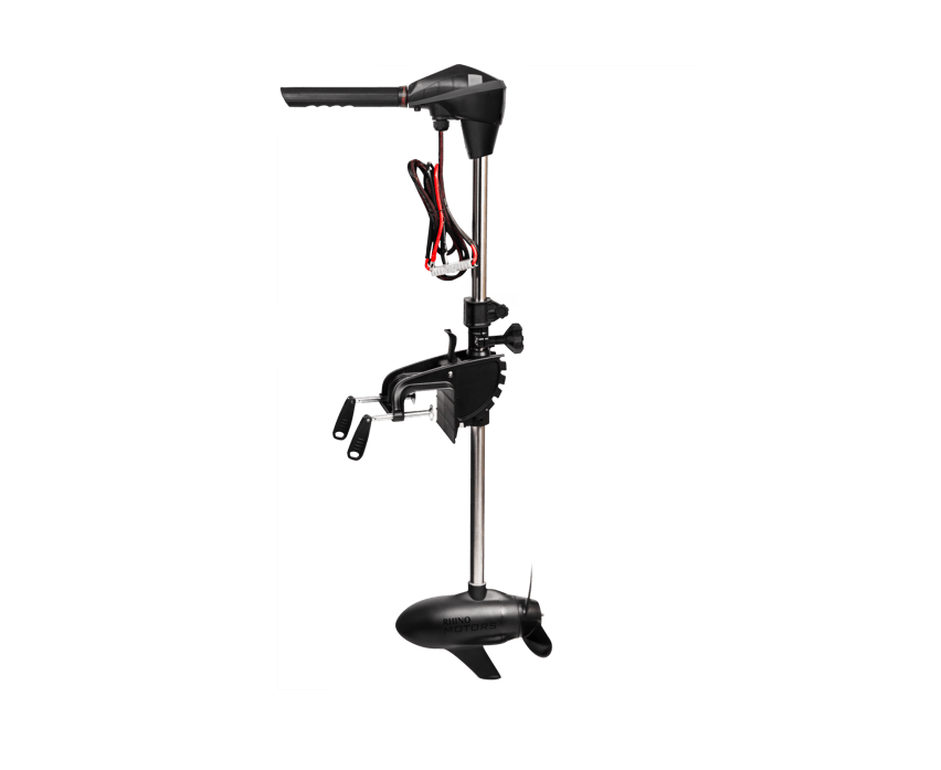 Rhino Motors BLX 60LBs - 12V - Elektrische buitenboordmotor - KarperCentrale