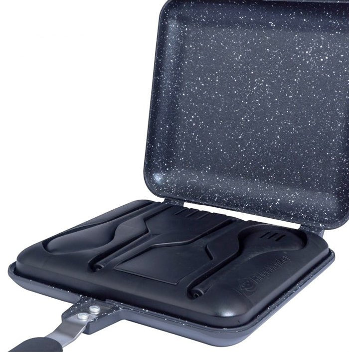 RidgeMonkey Sandwich Toaster - Classic - Standard - Granite Edition - KarperCentrale