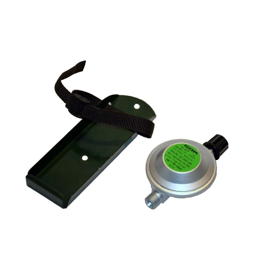 Gewindegasflaschenanschluss & Halterung