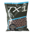 TX1 boilies s příchutí sépie a chobotnice - 1KG - Hnědá